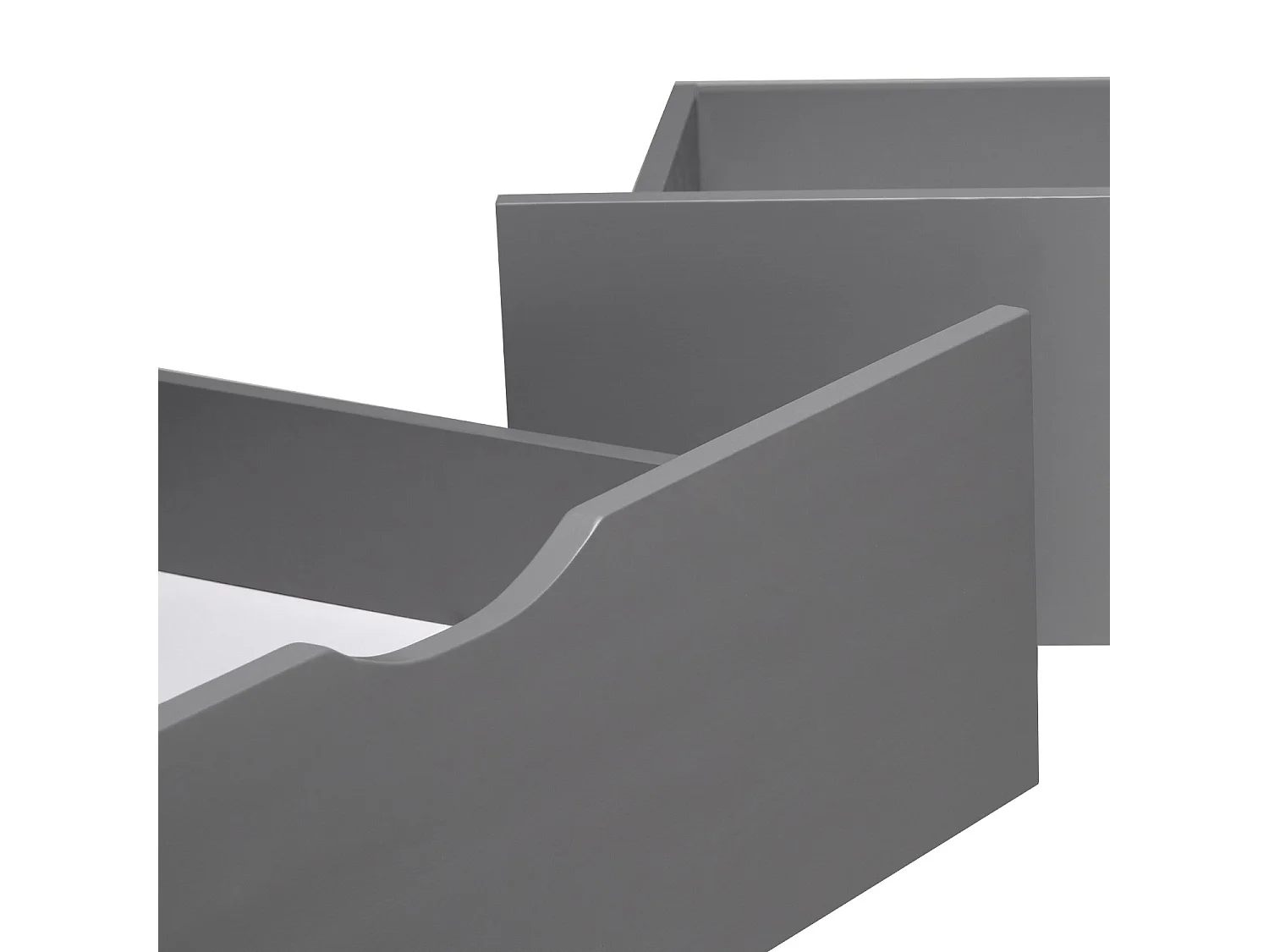 Tiroir de lit 82x53x22 cm gris