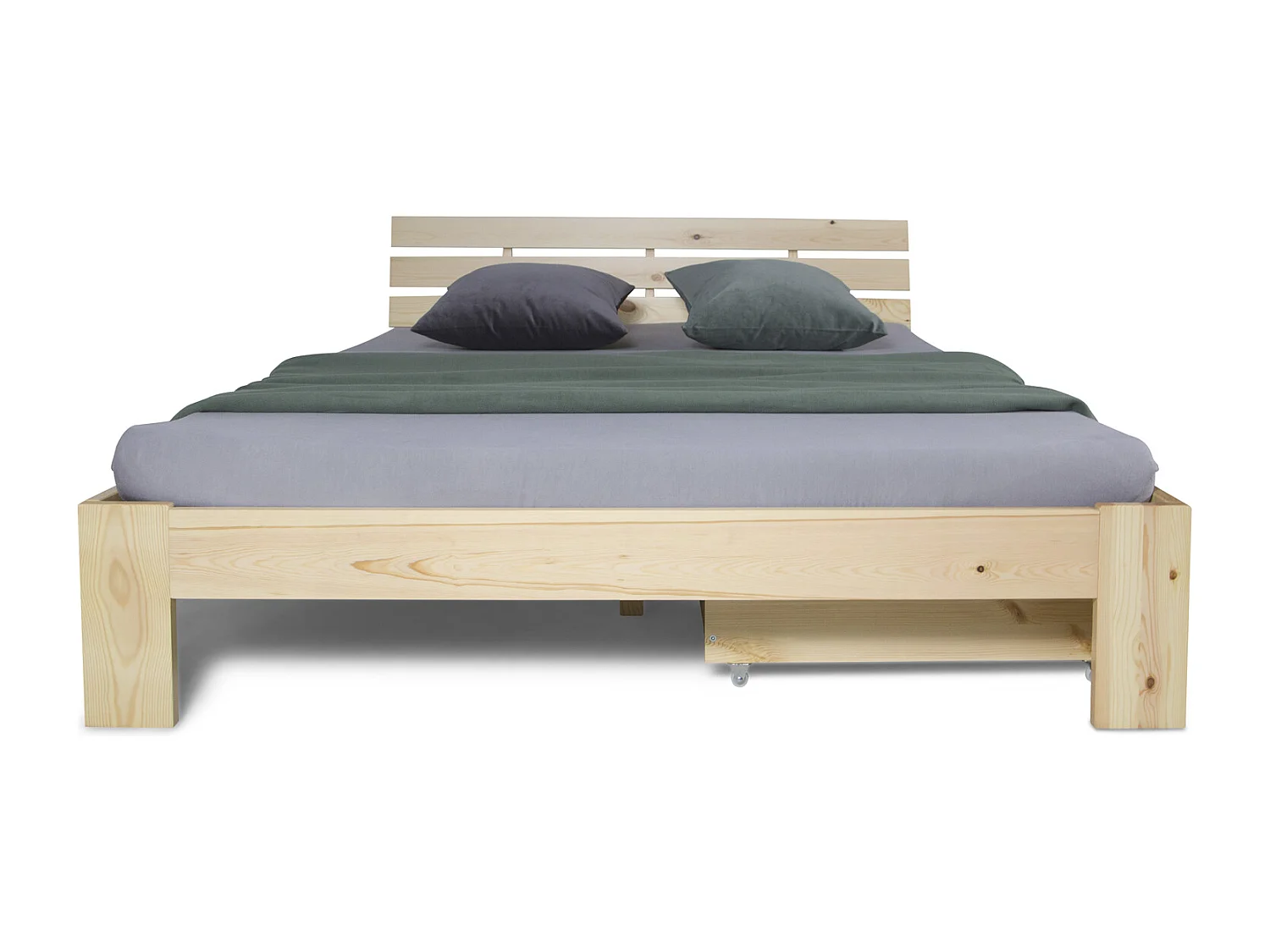 Bettkasten 173x63x16 cm Natur