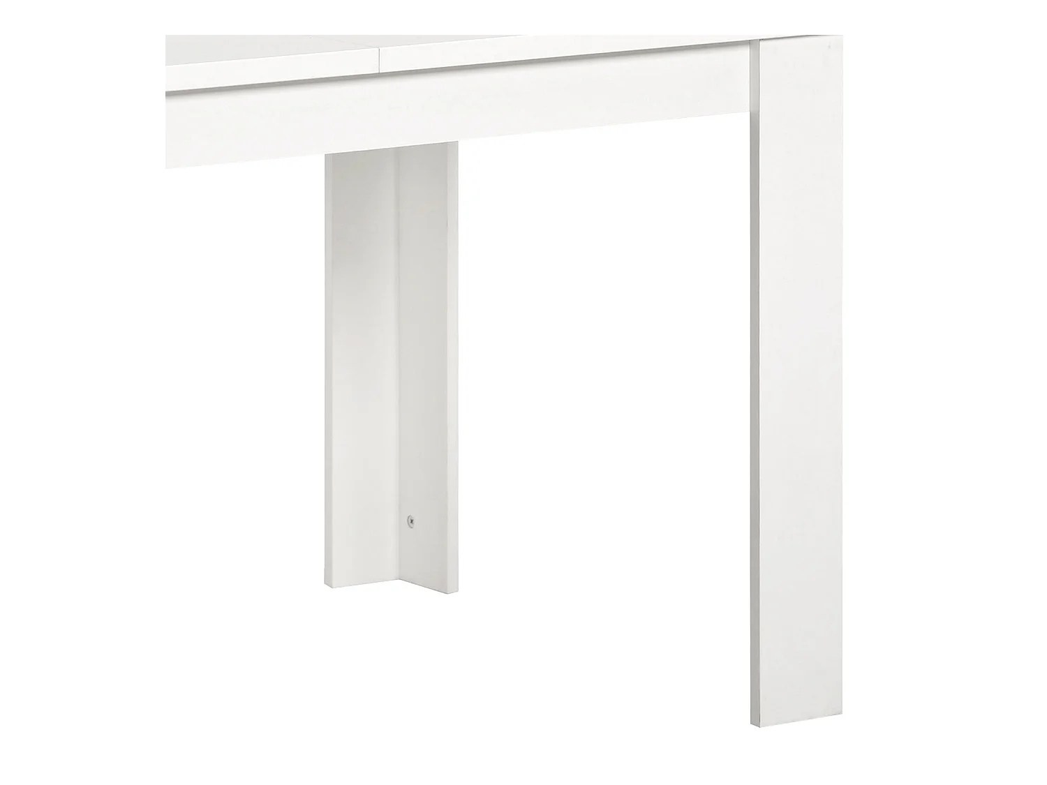 Table à manger 120x80x75 cm blanche