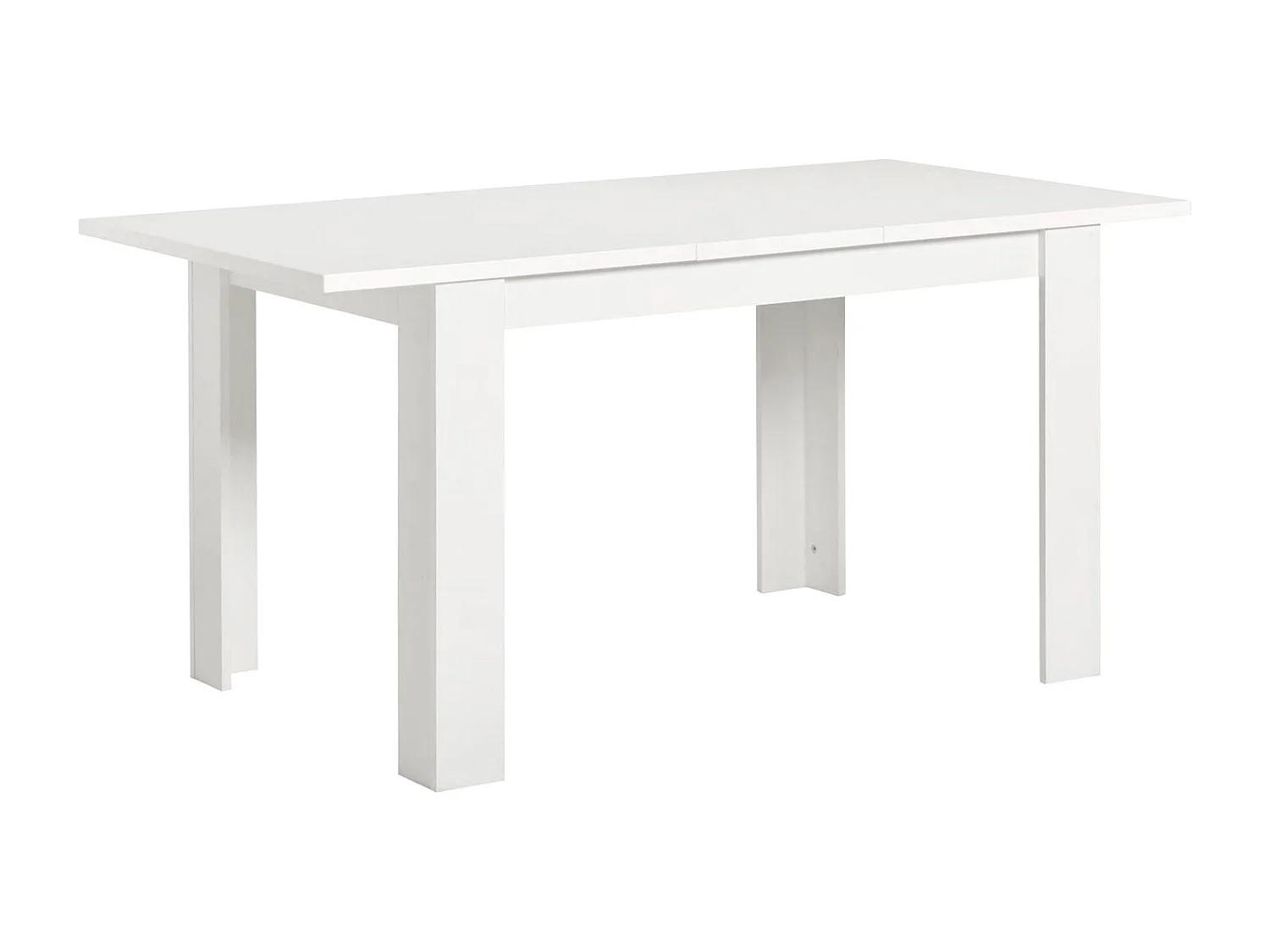 Table à manger 120x80x75 cm blanche