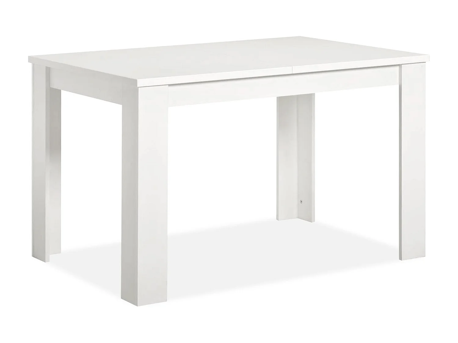Table à manger 120x80x75 cm blanche