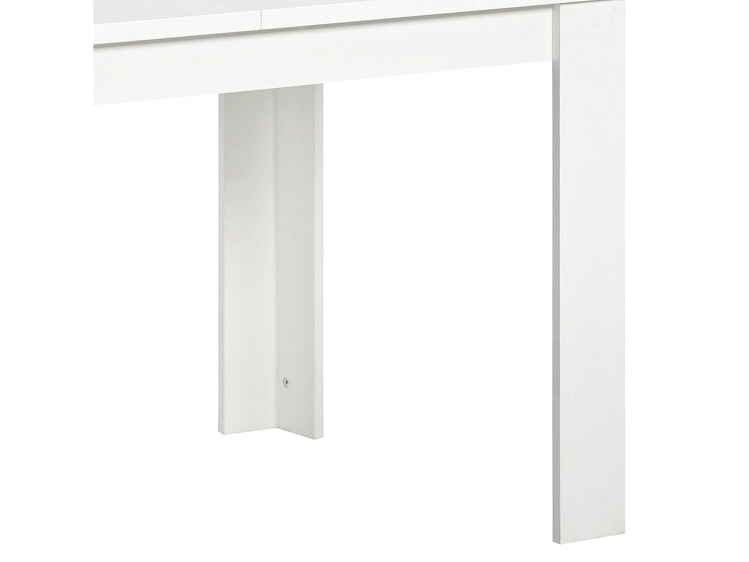 Table à manger 120x80x75 cm blanche