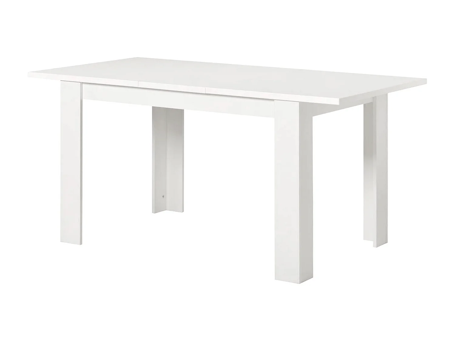 Table à manger 120x80x75 cm blanche