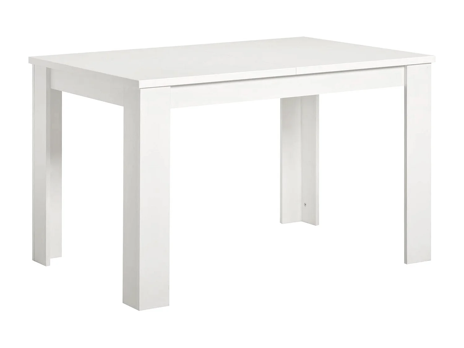 Table à manger 120x80x75 cm blanche