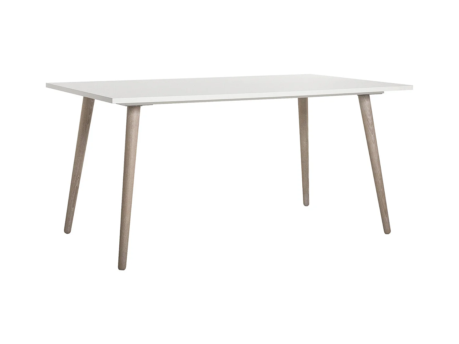 Eettafel en stoelen 160x90x75 cm Wit en Natuurlijk Uitschuifbare keukentafel met gestoffeerde stoelen Antraciet