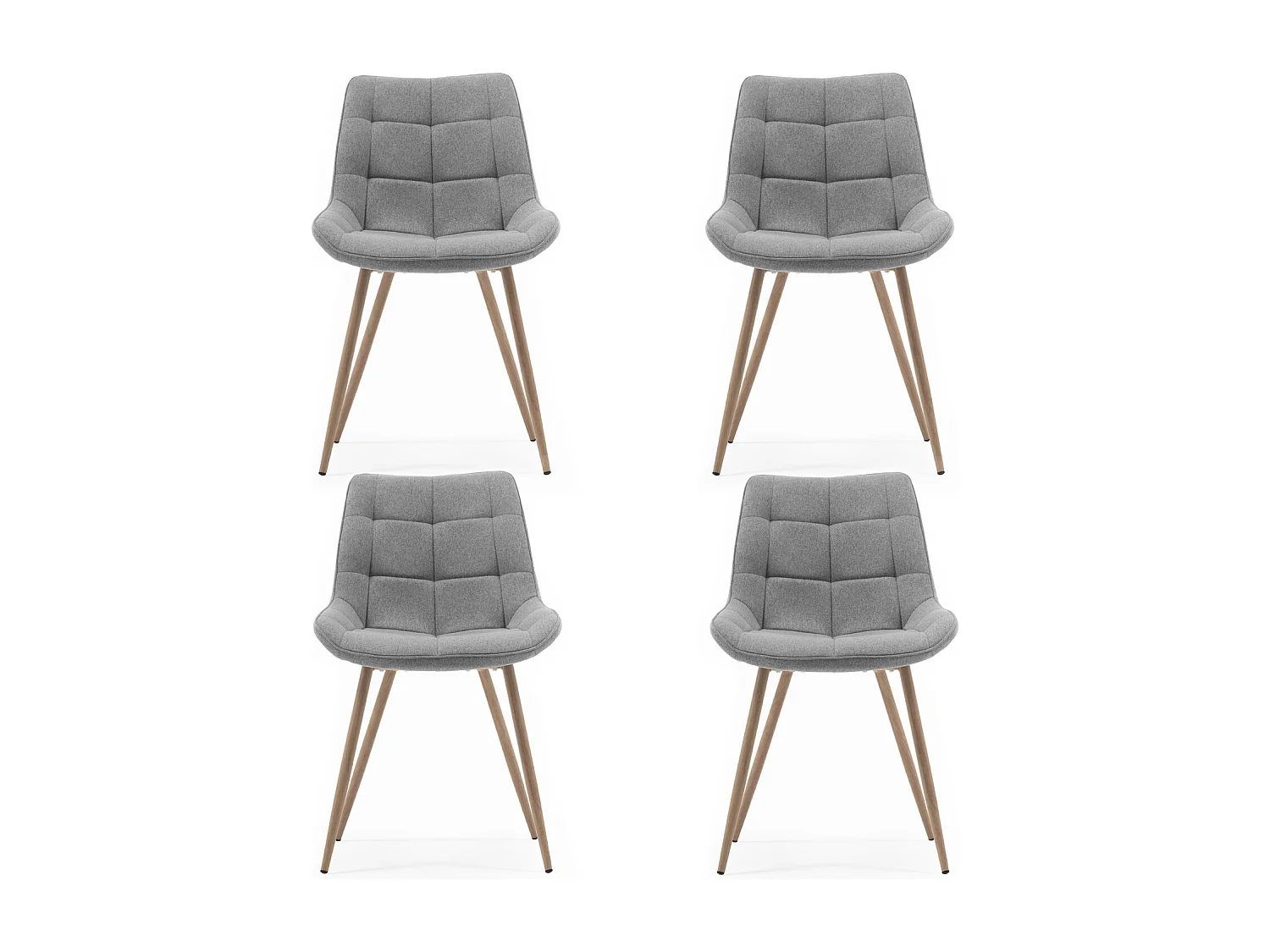 Table à Manger et Chaises 160x90x75 cm Blanc et Naturel Table de Cuisine Extensible avec Chaises Rembourrées Anthracite