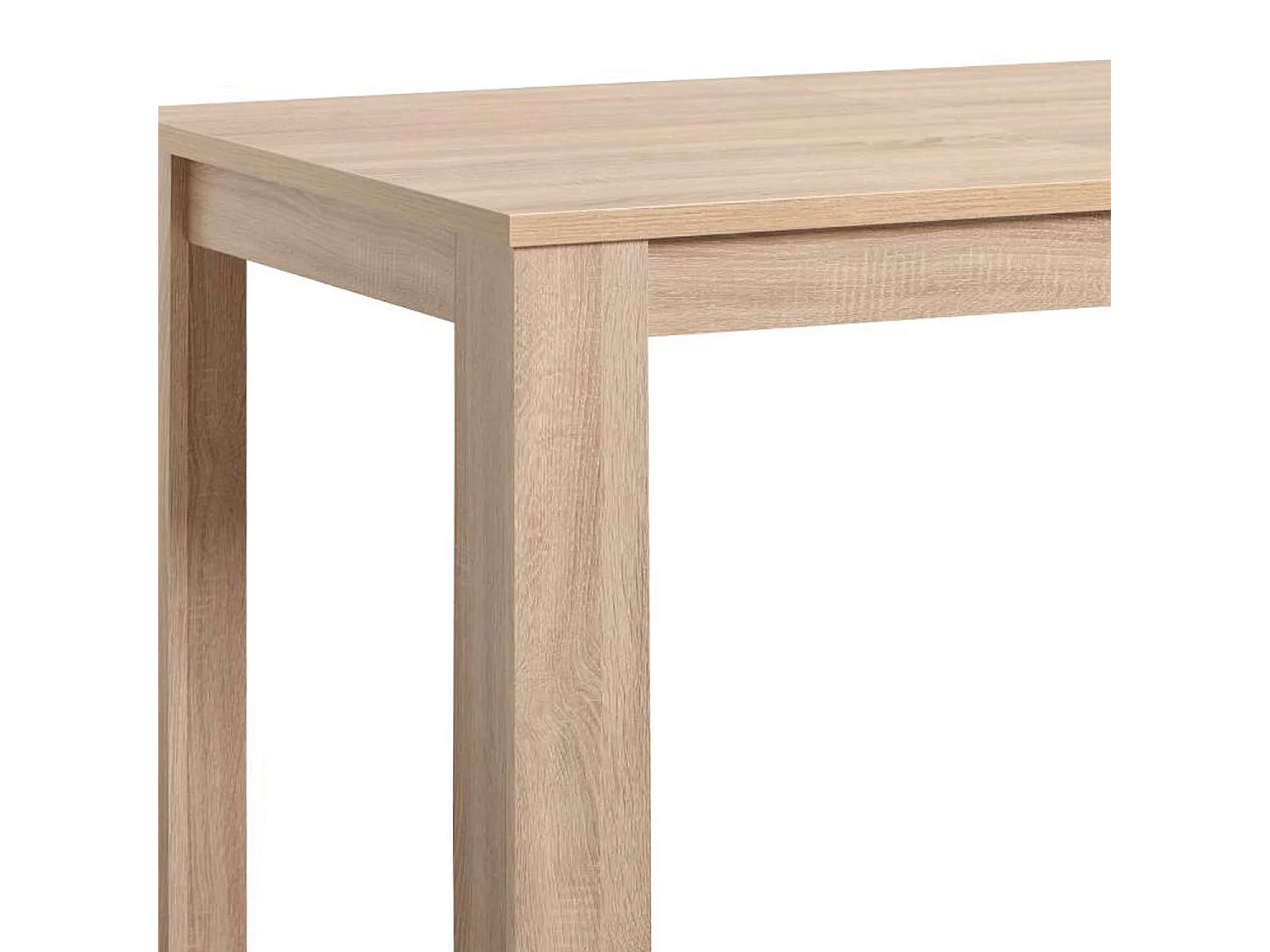 Table à manger 120x80x75 cm chêne sonoma naturel