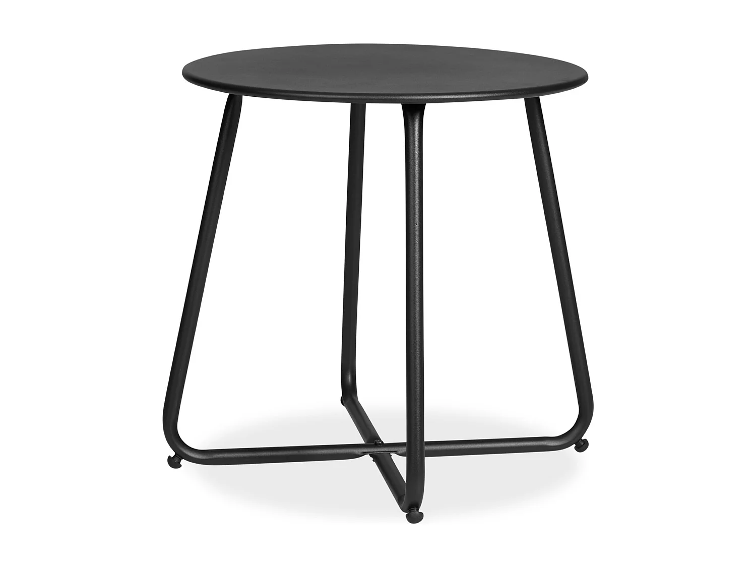 Table d'appoint 44,5x44,5x44,5 cm noire
