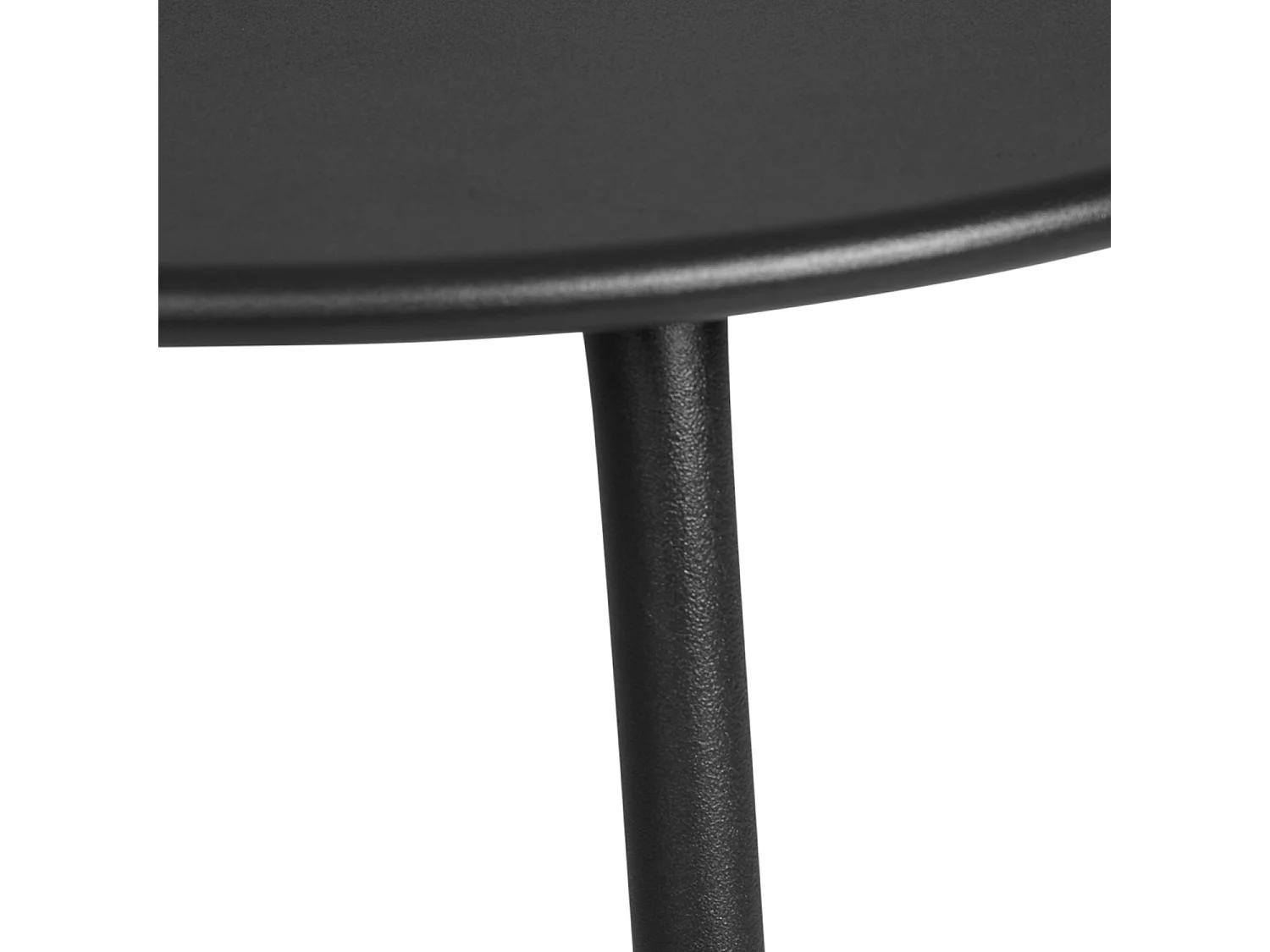 Table d'appoint 44,5x44,5x44,5 cm noire