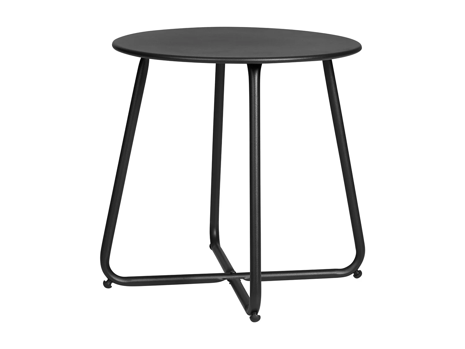 Table d'appoint 44,5x44,5x44,5 cm noire