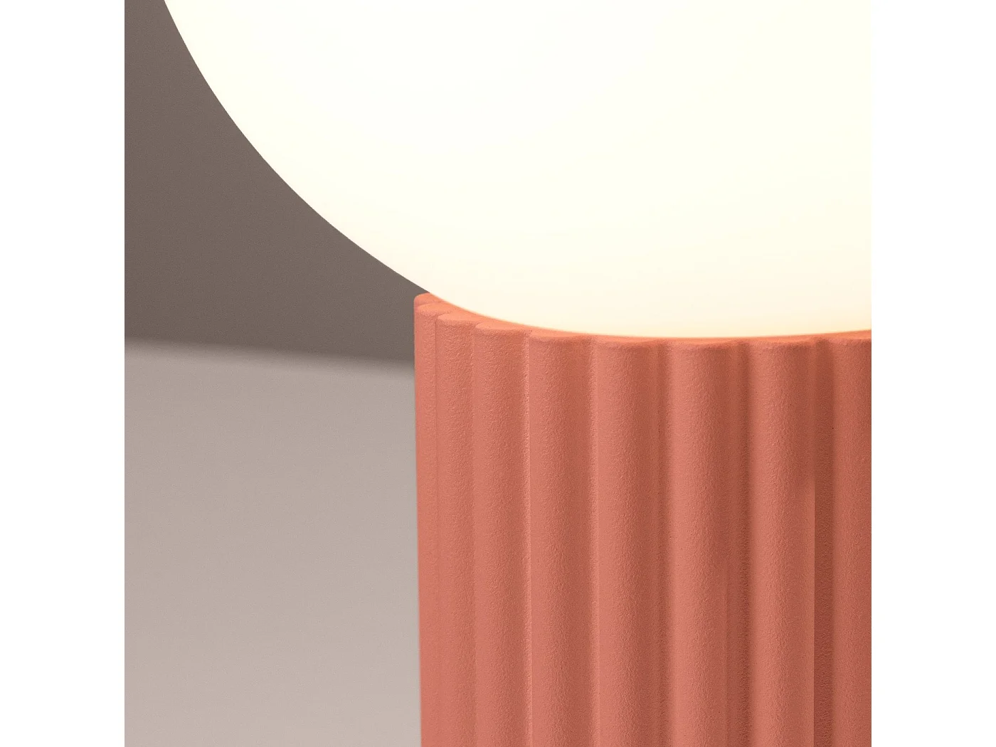 Lampe à poser Orbis peach