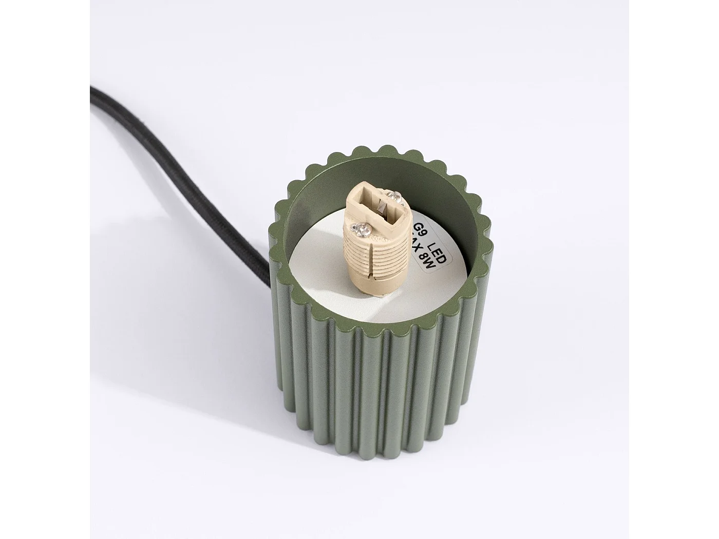 Lampe à poser Orbis vert olive