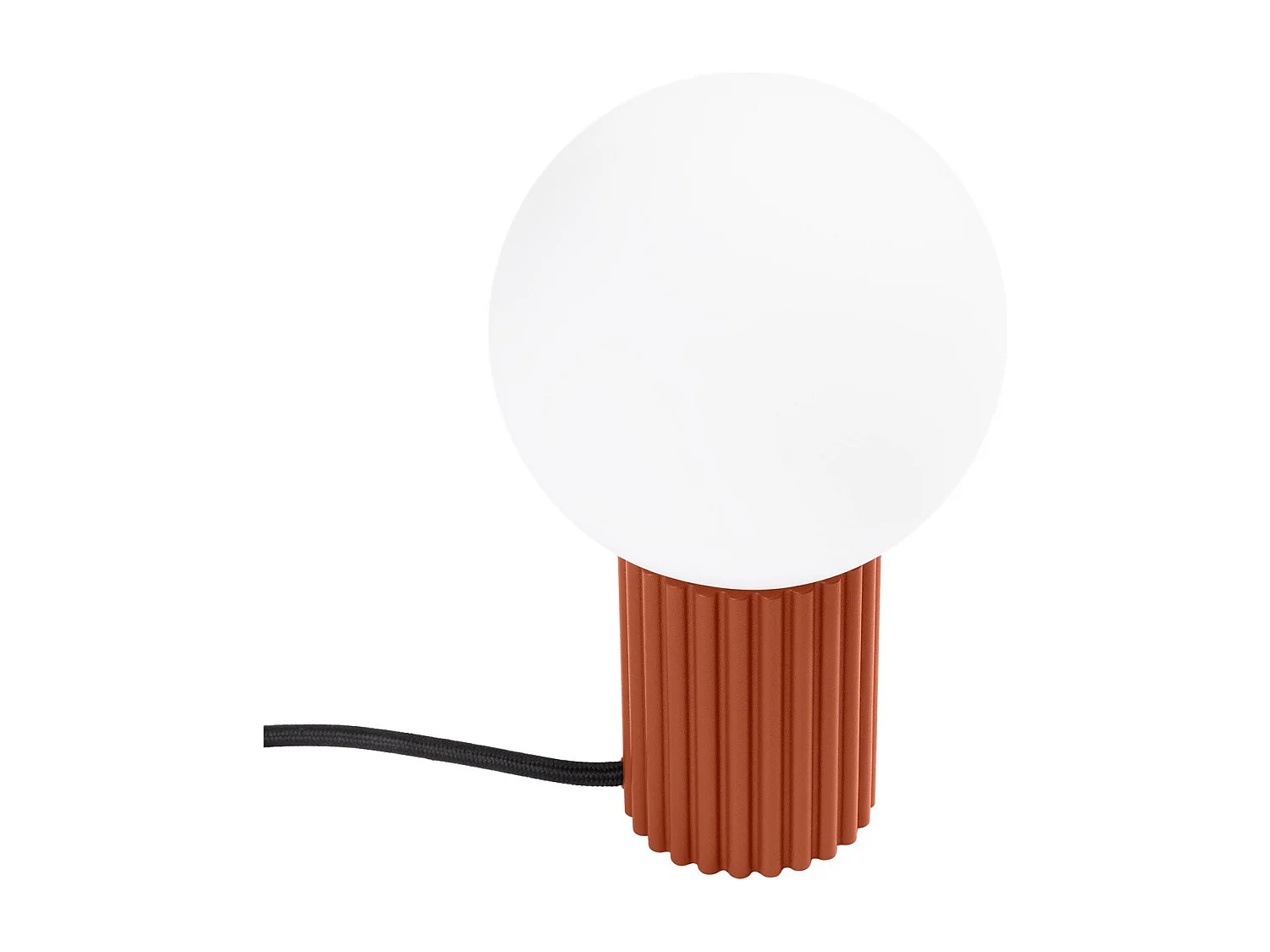 Lampe à poser Orbis rouge ochra