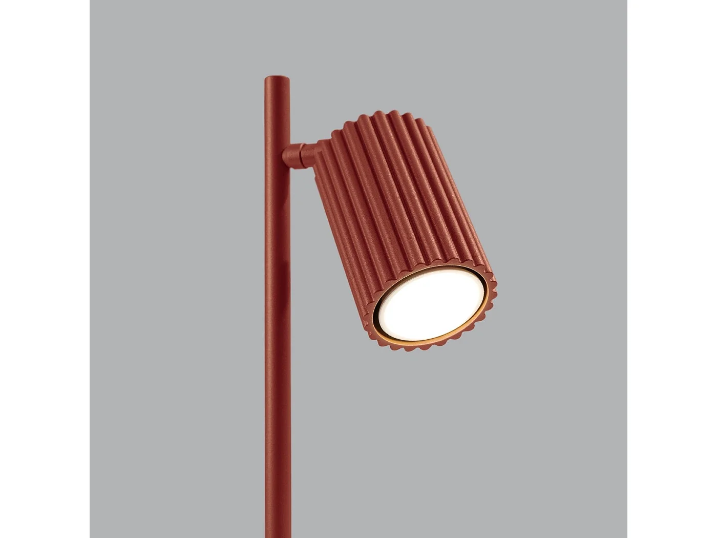 Lampe à poser Onyx rouge ocre