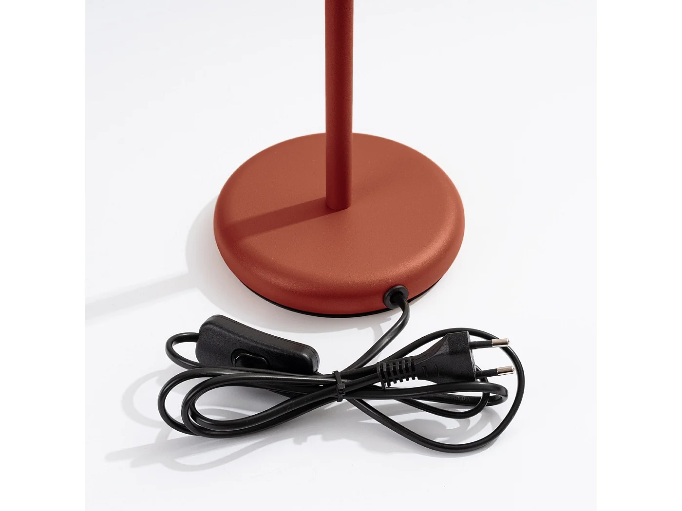 Lampe à poser Onyx rouge ocre