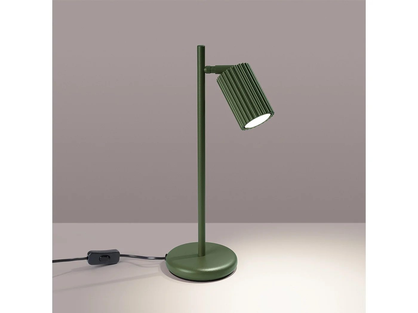 Lampe à poser Onyx vert olive