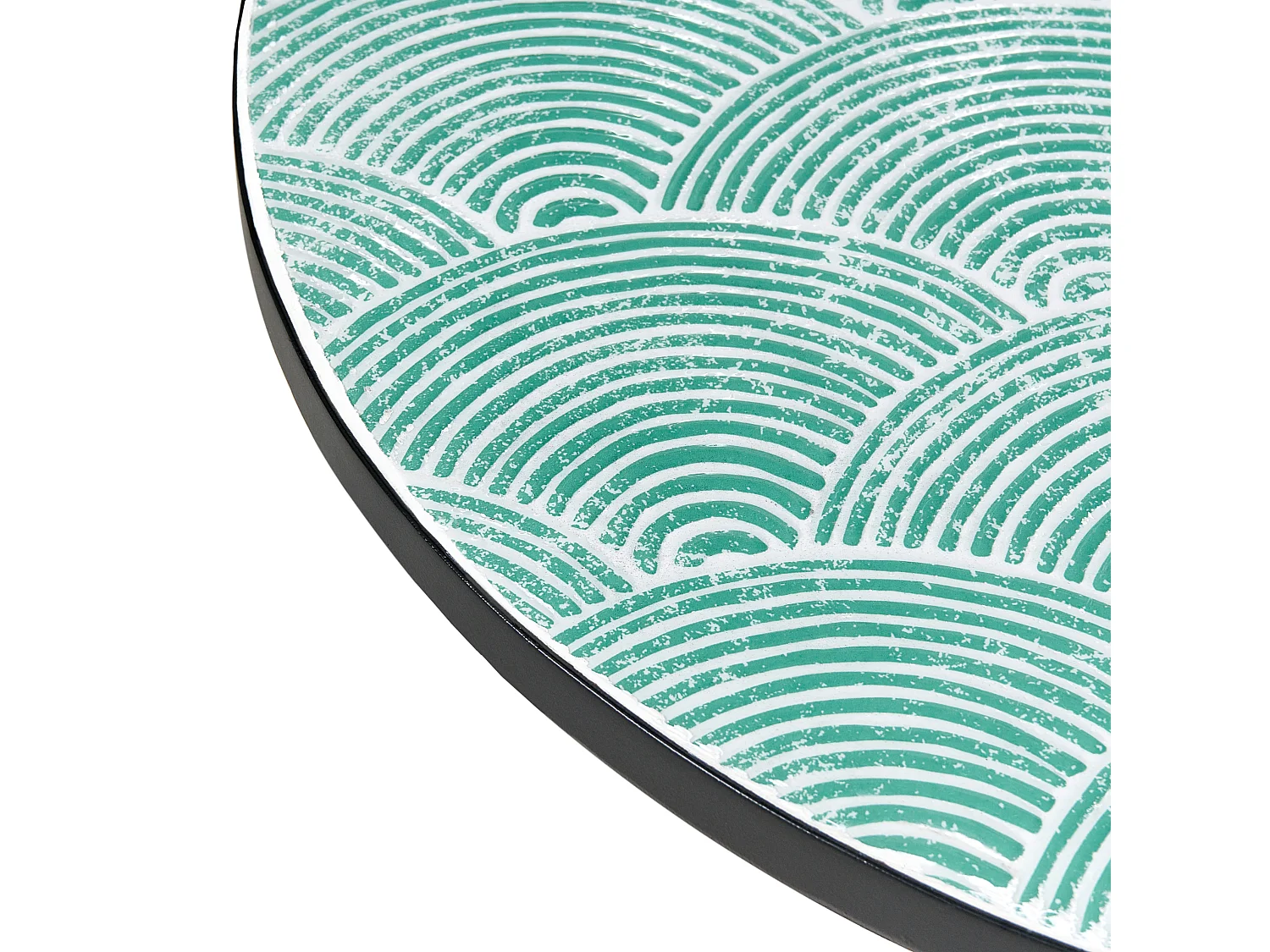 Table bistrot ANAPO 60 cm 60 cm Métal Noir