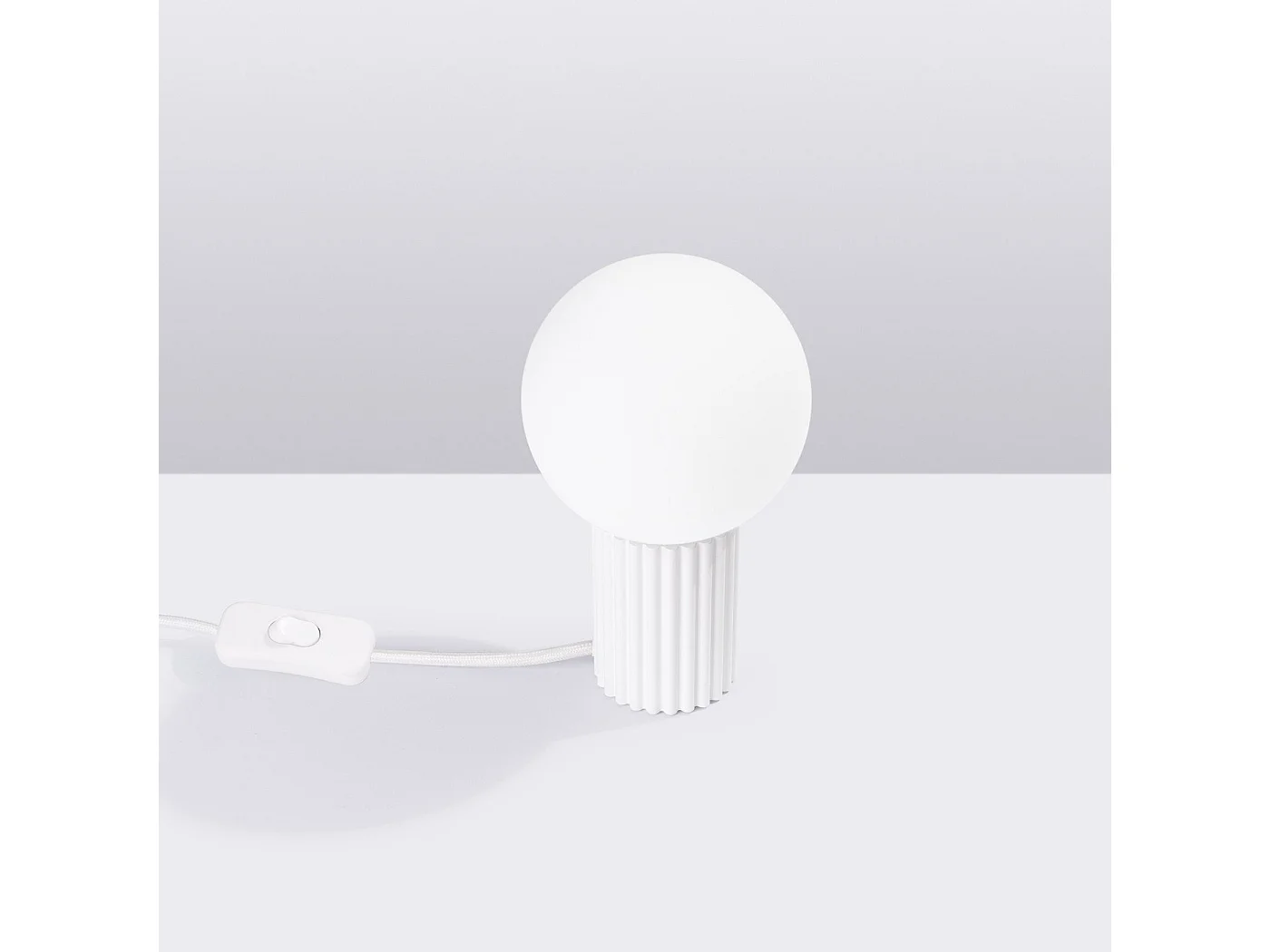 Lampe à poser Orbis blanc
