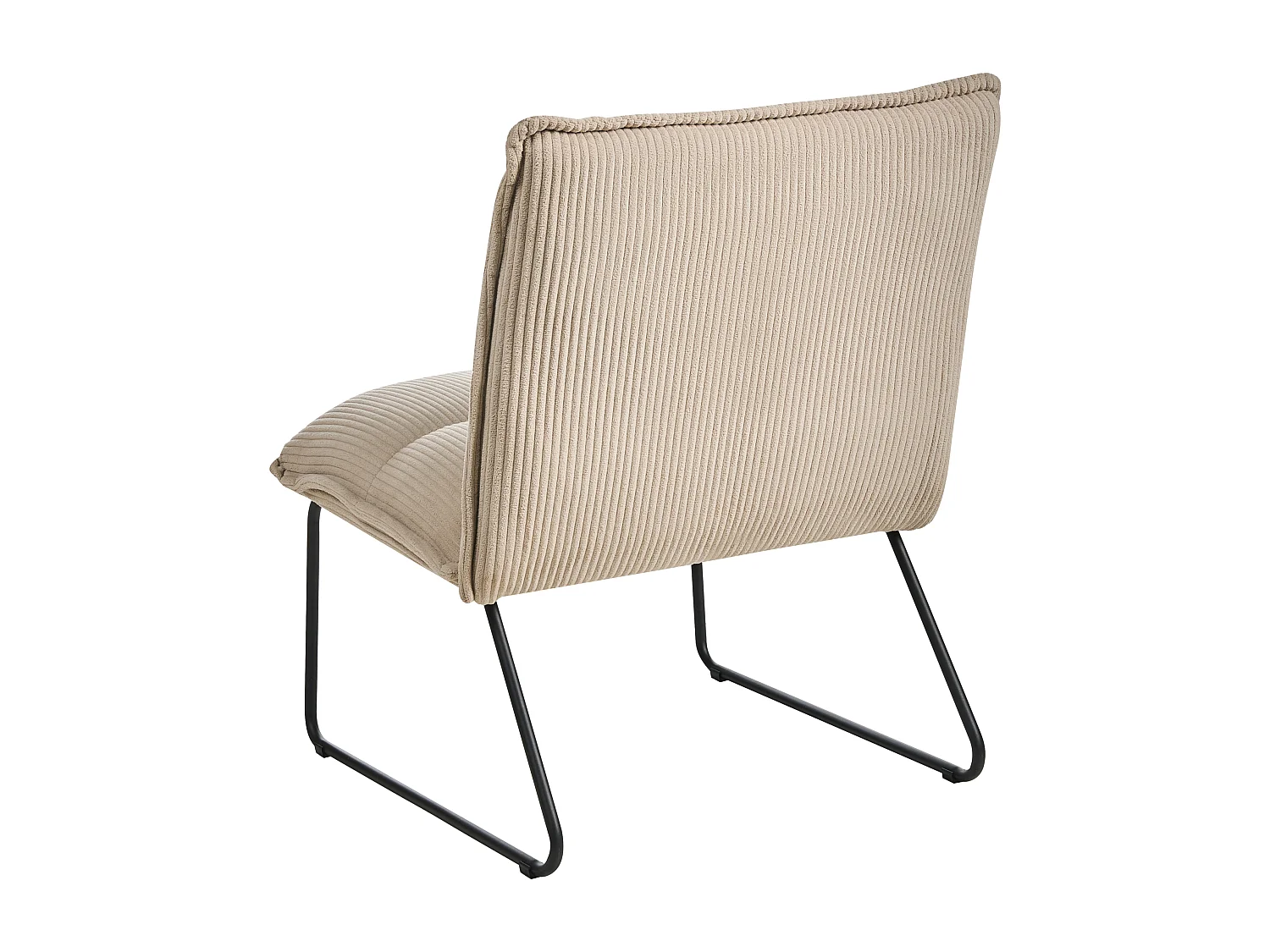 Lot de 2 fauteuils BJASTA Velours côtelé Beige
