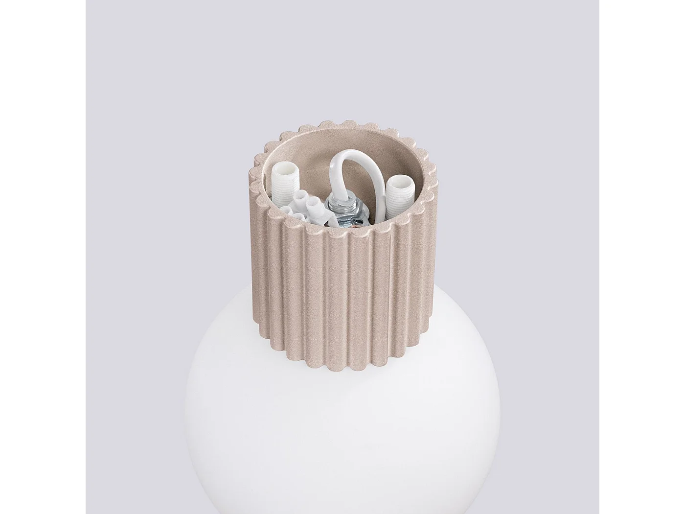 Applique Orbis taupe IP44