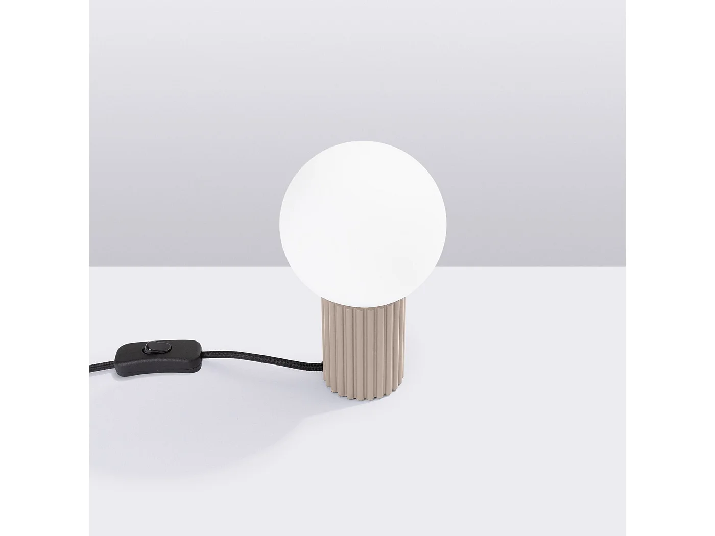 Lampe à poser Orbis taupe