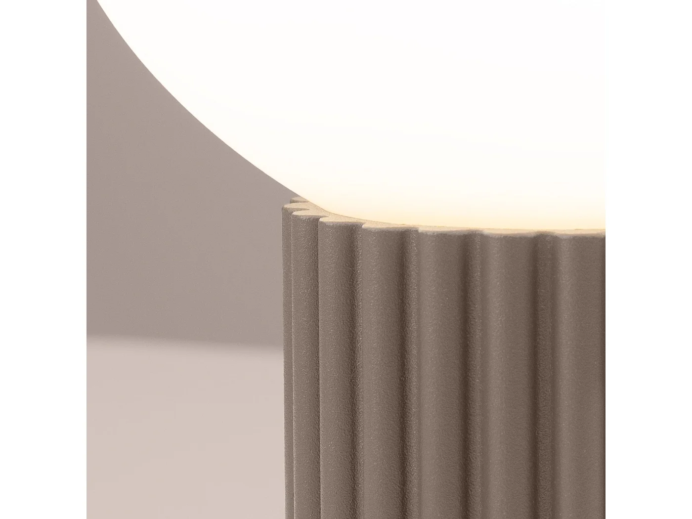 Lampe à poser Orbis taupe