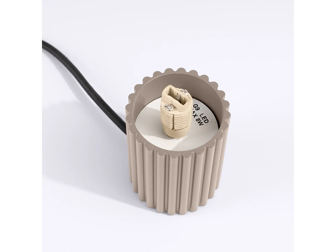 Lampe à poser Orbis taupe