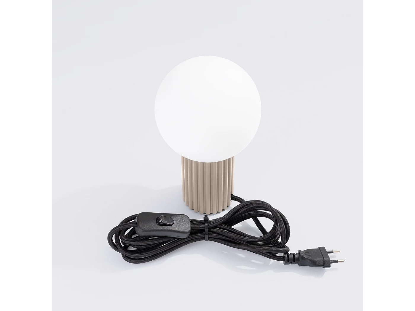 Lampe à poser Orbis taupe