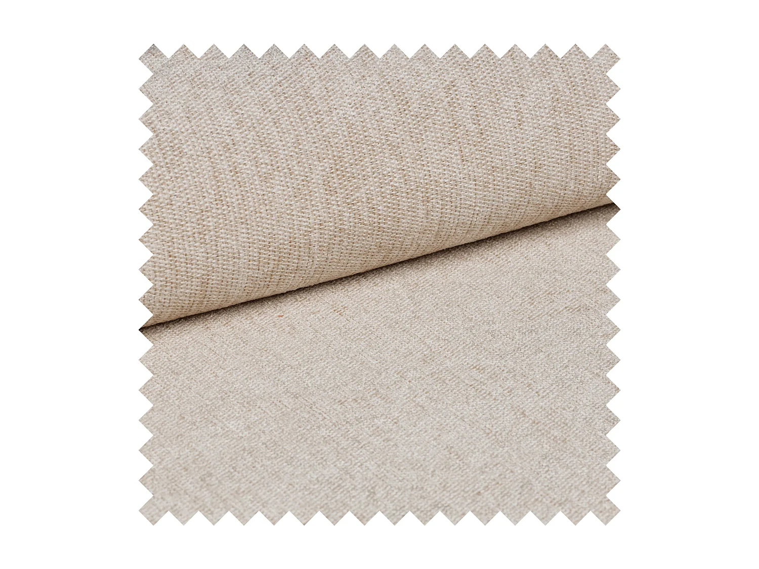 Lit coffre 140x200 avec coffre – sommier à lattes – chenille hydrophobe – beige clair – CLOUDY LOW