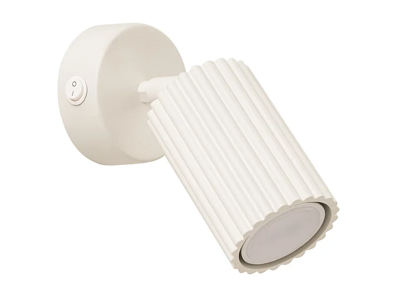 Applique Onyx beige avec interrupteur