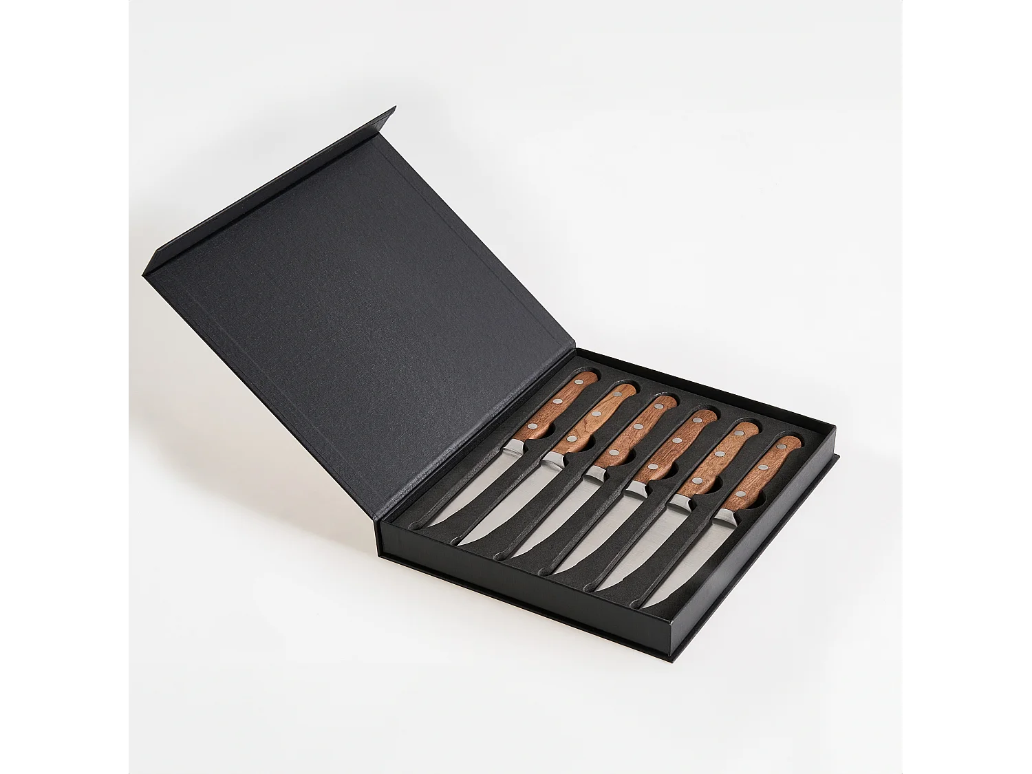 Lot de 6 couteaux à steak NAGANO Marron