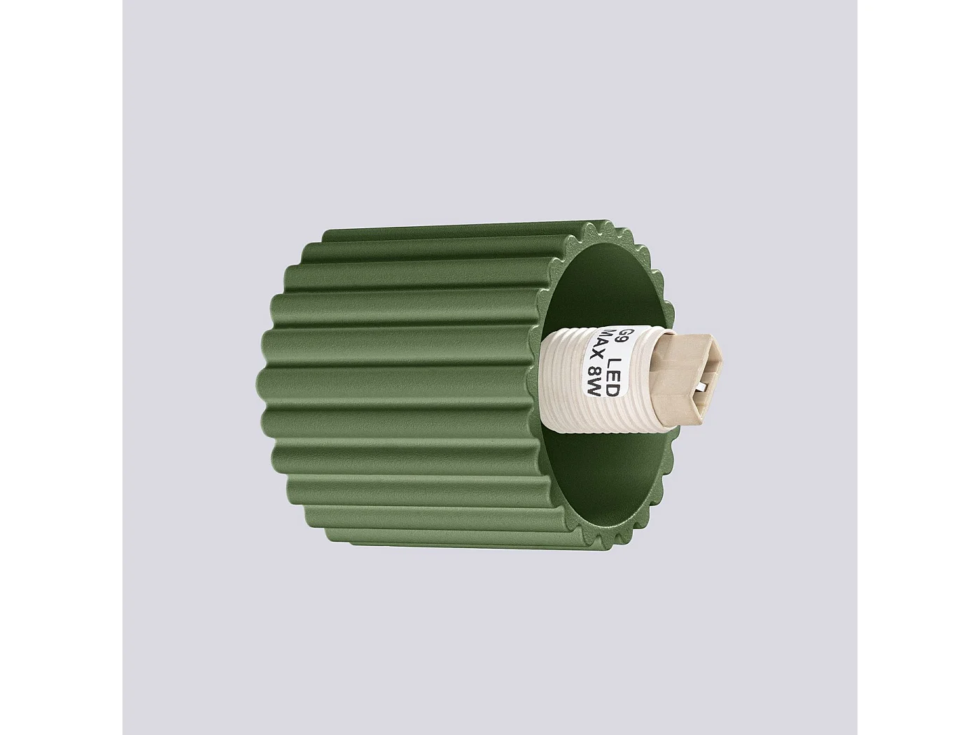 Applique Orbis vert olive IP44