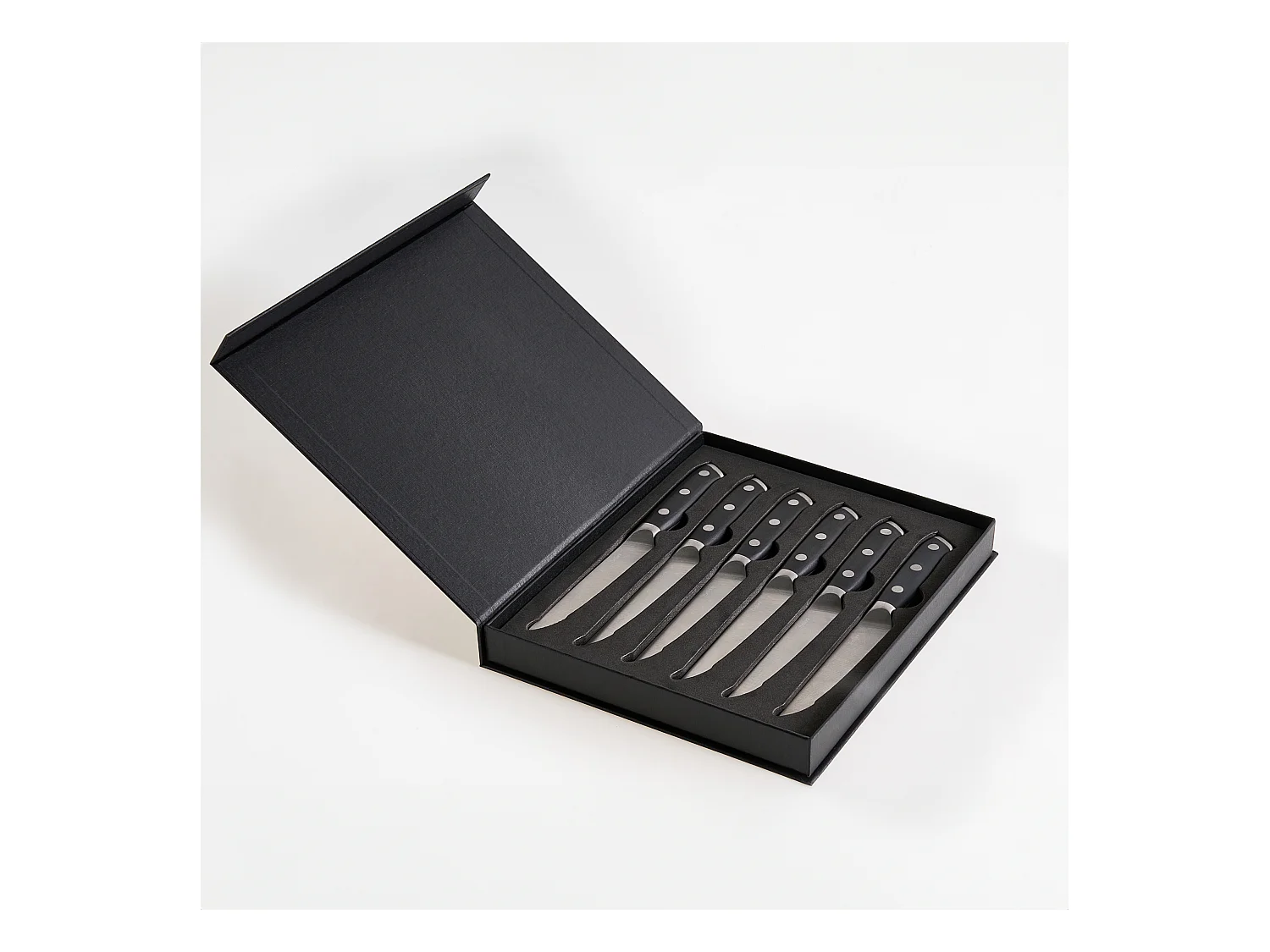 Lot de 6 couteaux à steak TOYAMA Noir