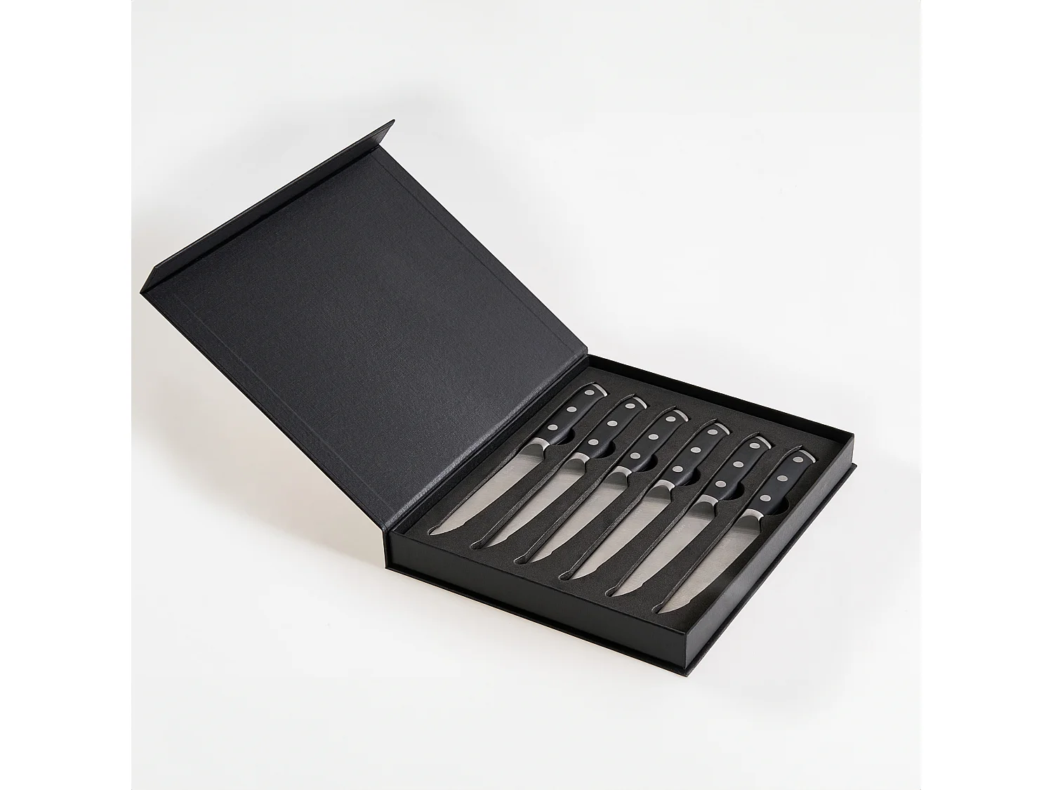 Lot de 6 couteaux à steak TOYAMA Noir