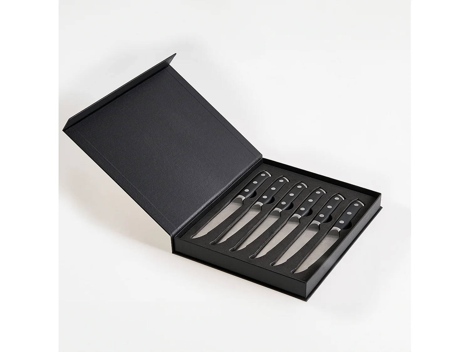 Lot de 6 couteaux à steak TOYAMA Noir