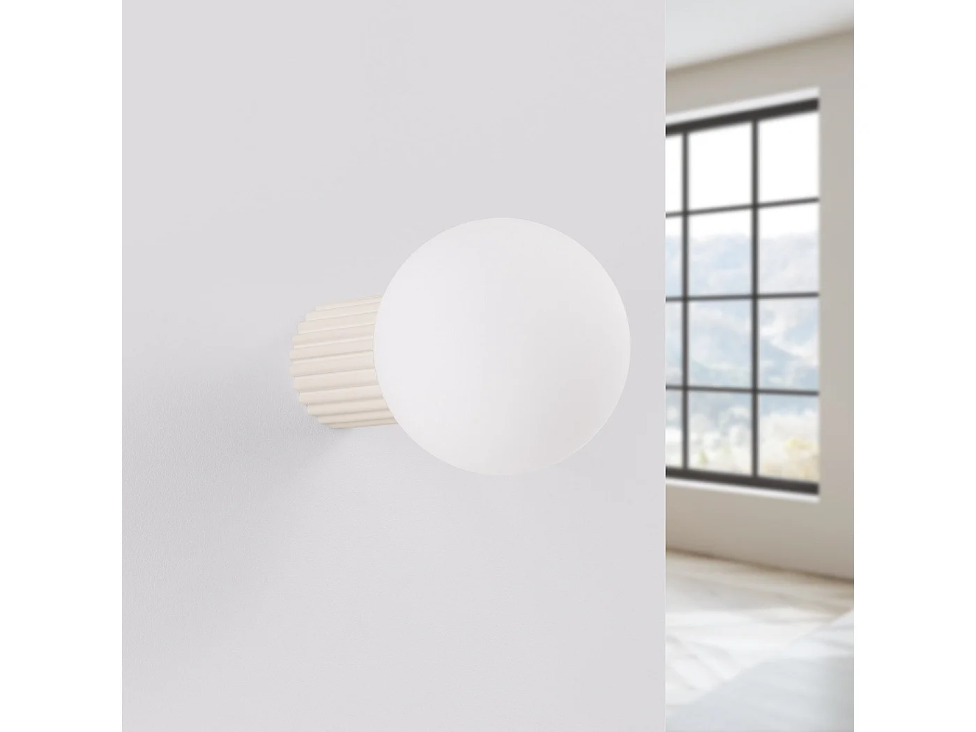 Applique Orbis beige IP44