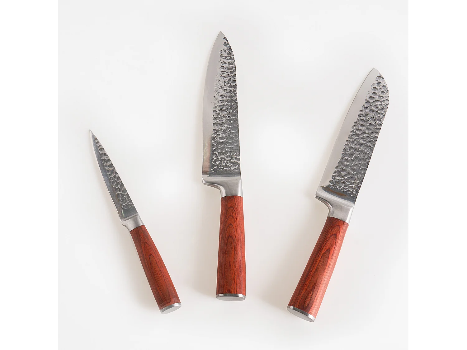 Lot de 3 couteaux KASHIWA Marron