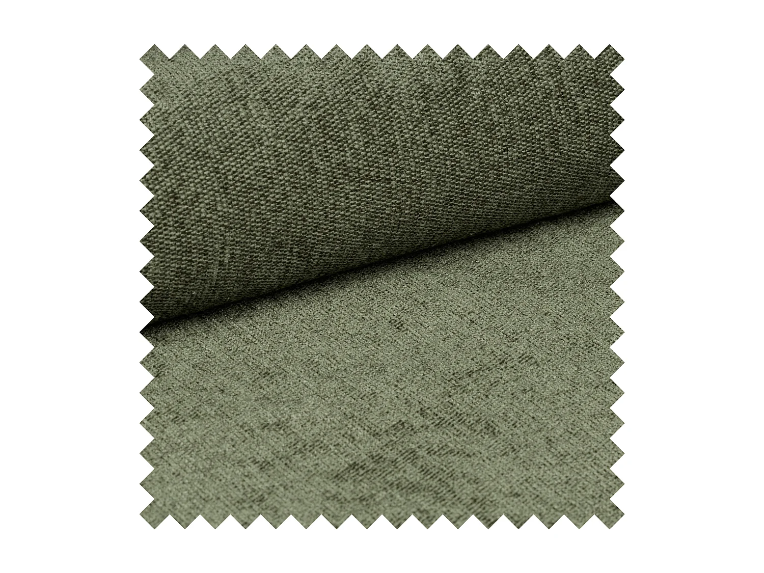 Lit coffre 160x200 avec coffre – sommier à lattes – chenille hydrophobe – vert olive – CLOUDY LOW