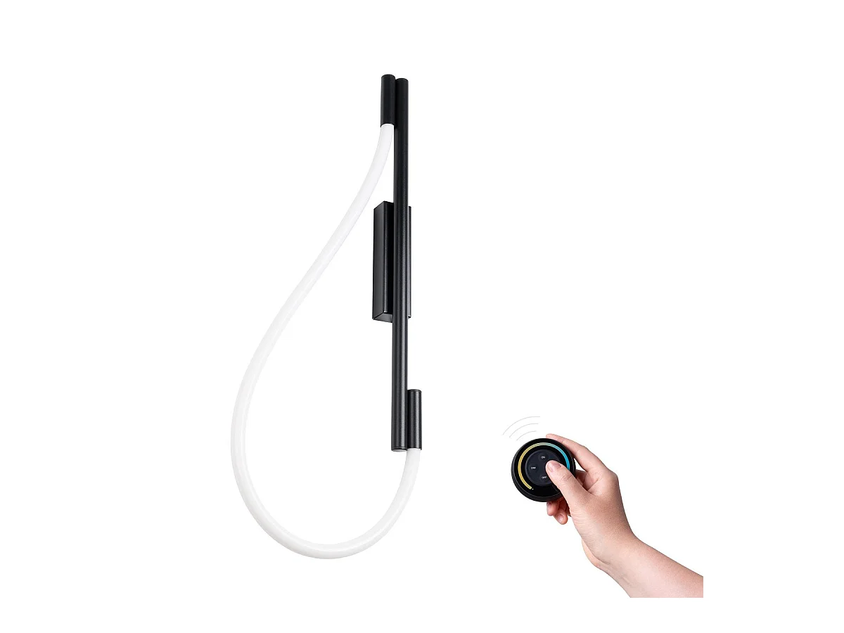 Applique Luma noir LED 2700-6500K