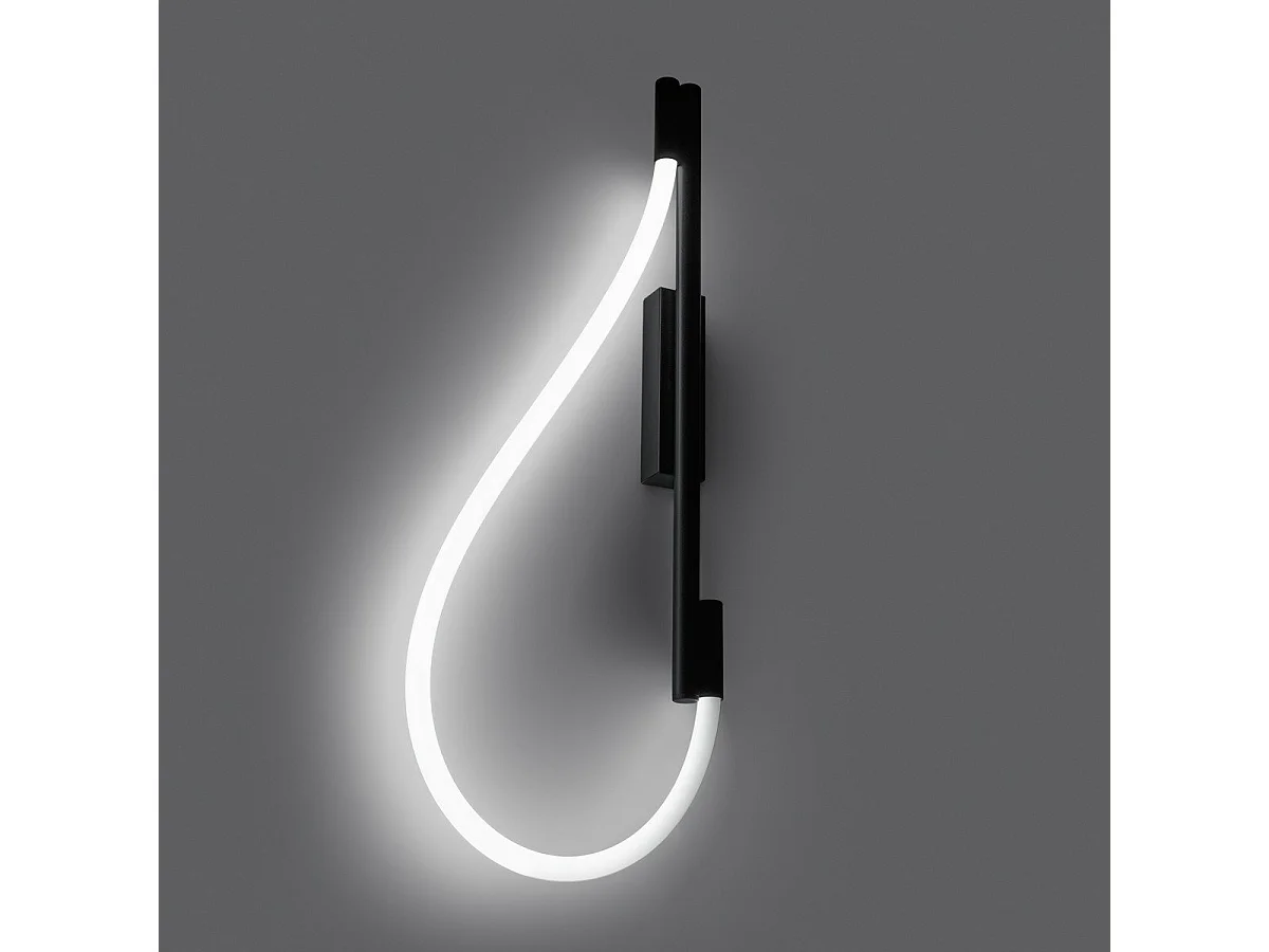 Applique Luma noir LED 2700-6500K