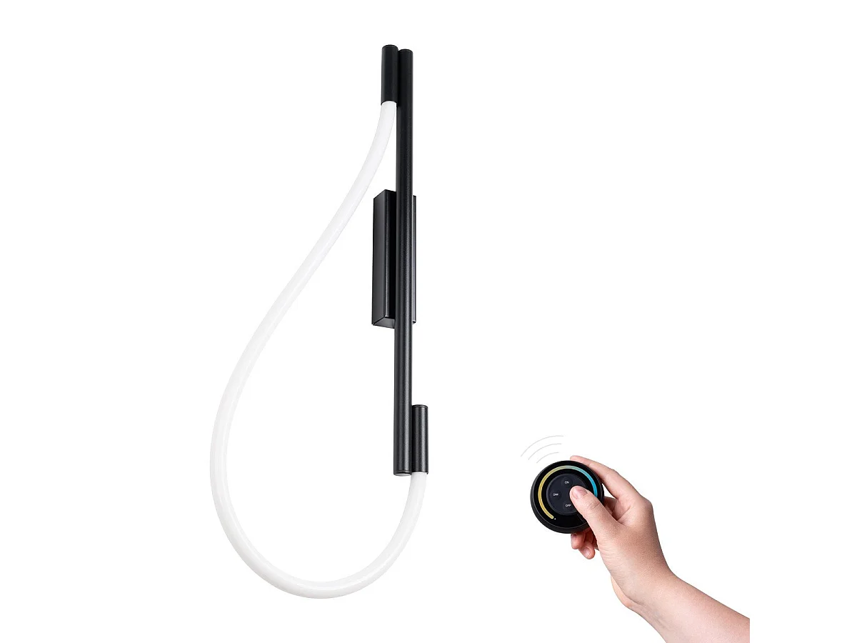 Applique Luma noir LED 2700-6500K