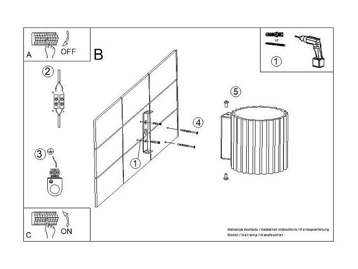 Applique Aurélis blanc G9
