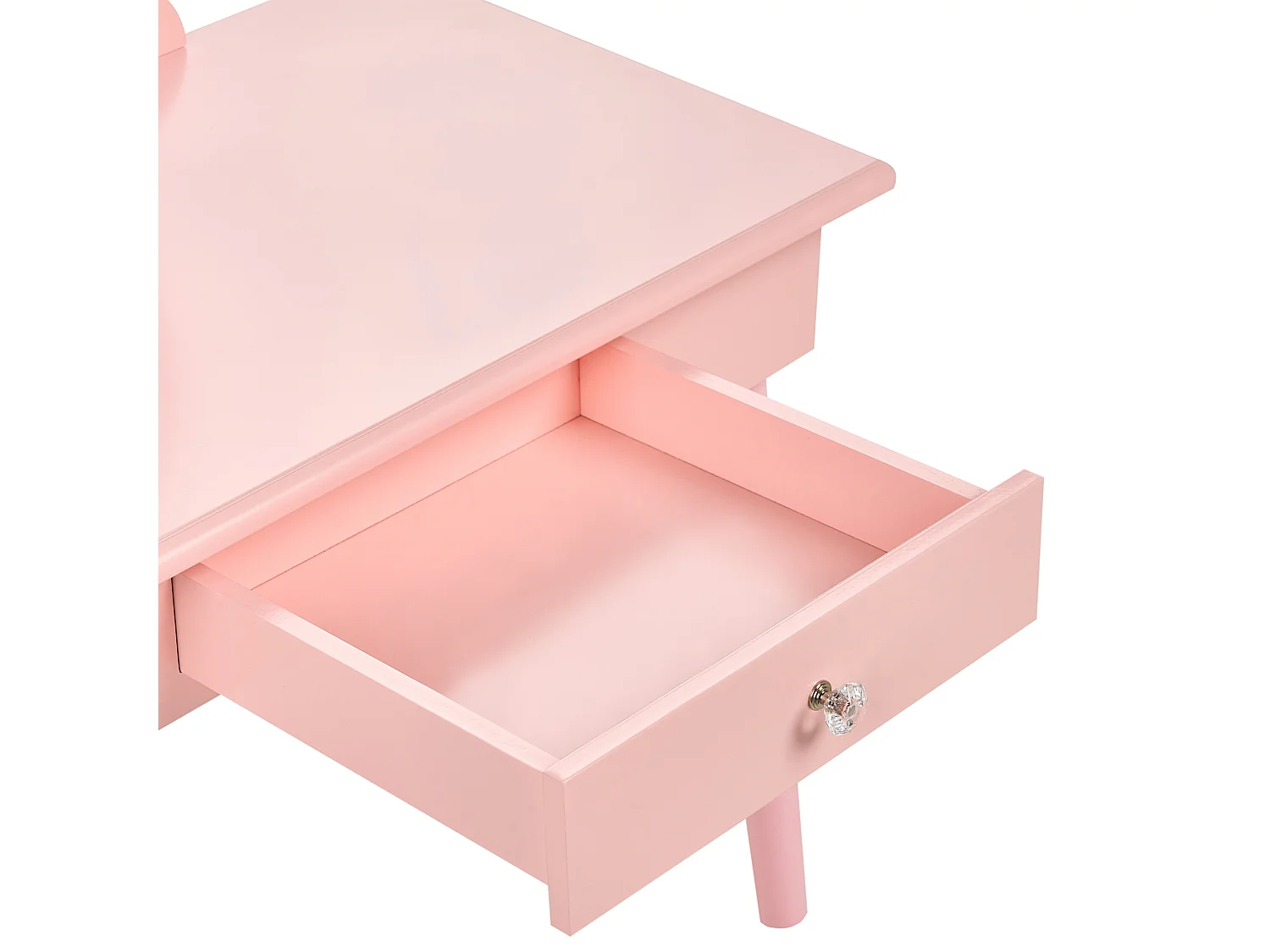 Kids Vanity Table with Stool MARGIE Pink