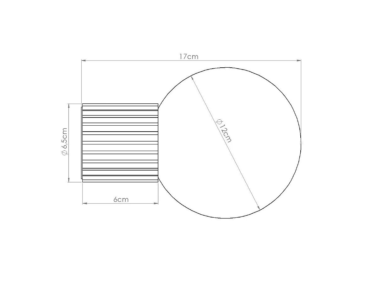 Applique Orbis blanc IP44