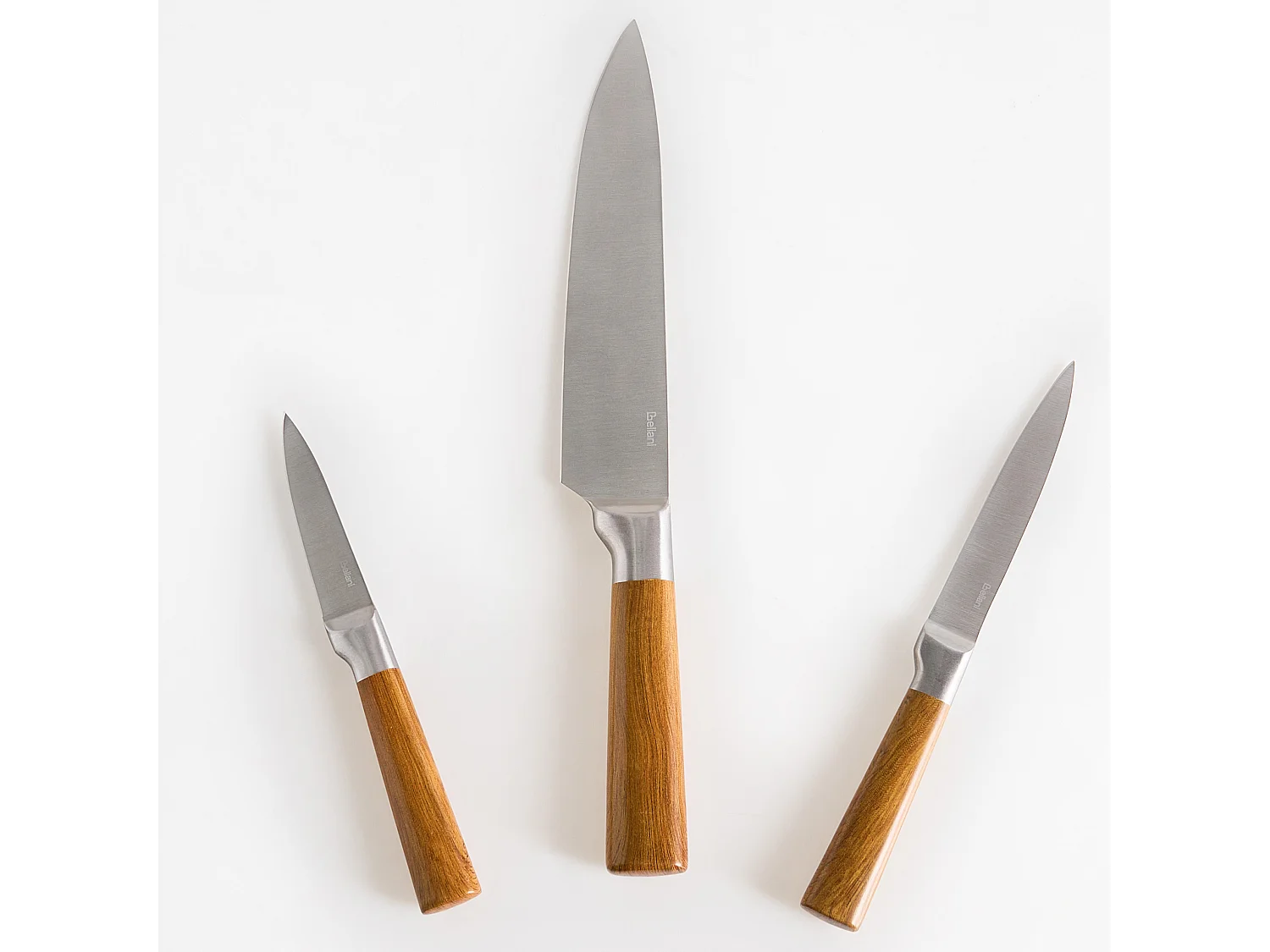 Lot de 3 couteaux TOCHIGI Marron