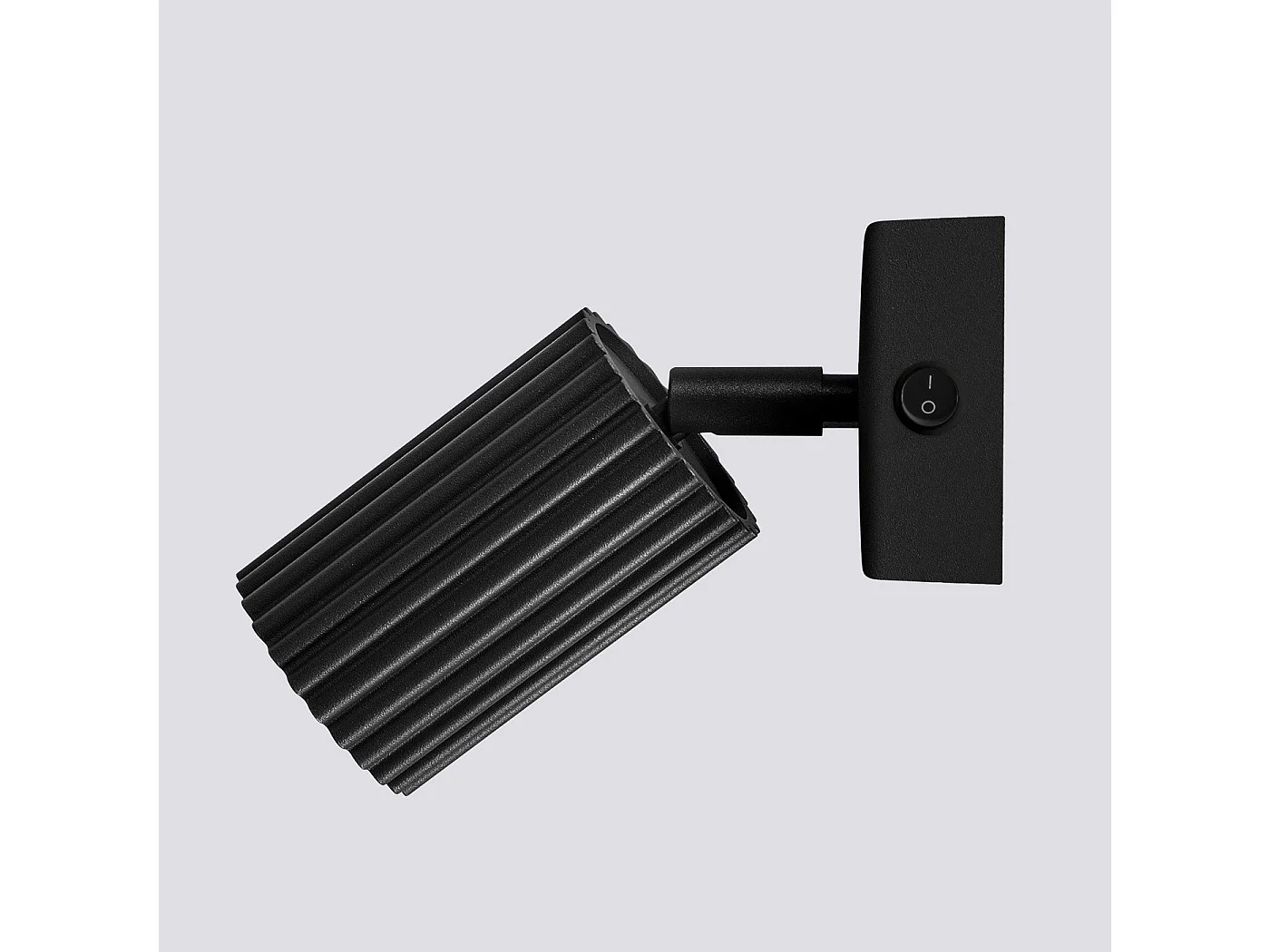 Applique Onyx noir avec interrupteur