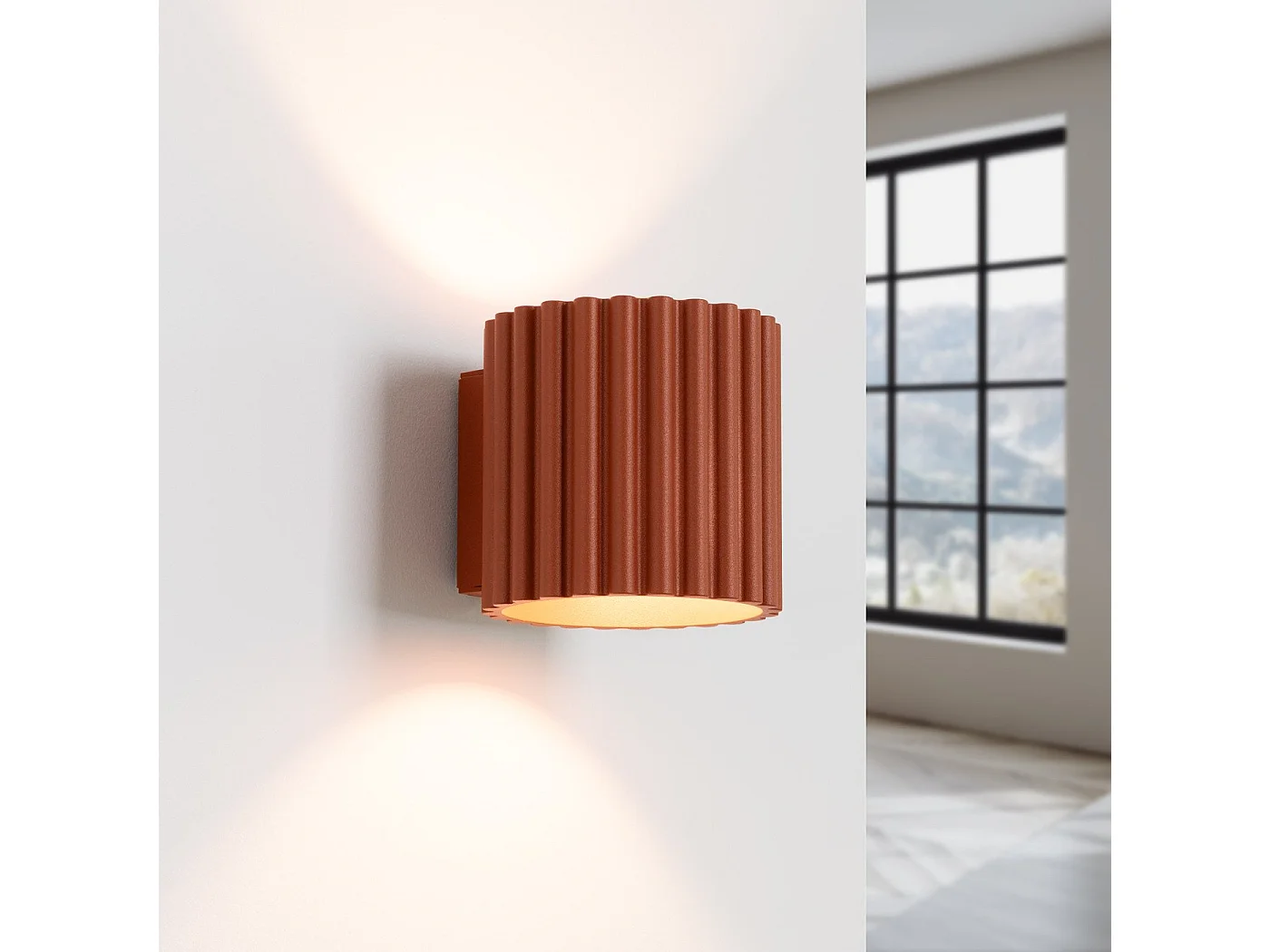 Applique Aurélis rouge ochra G9