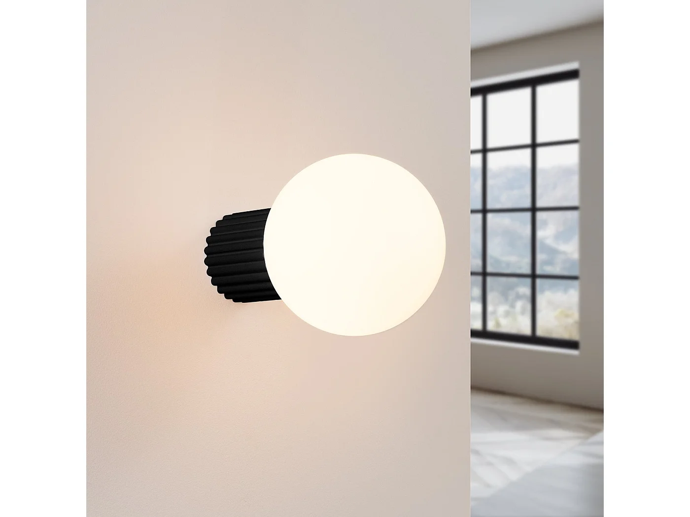 Applique Orbis noir IP44