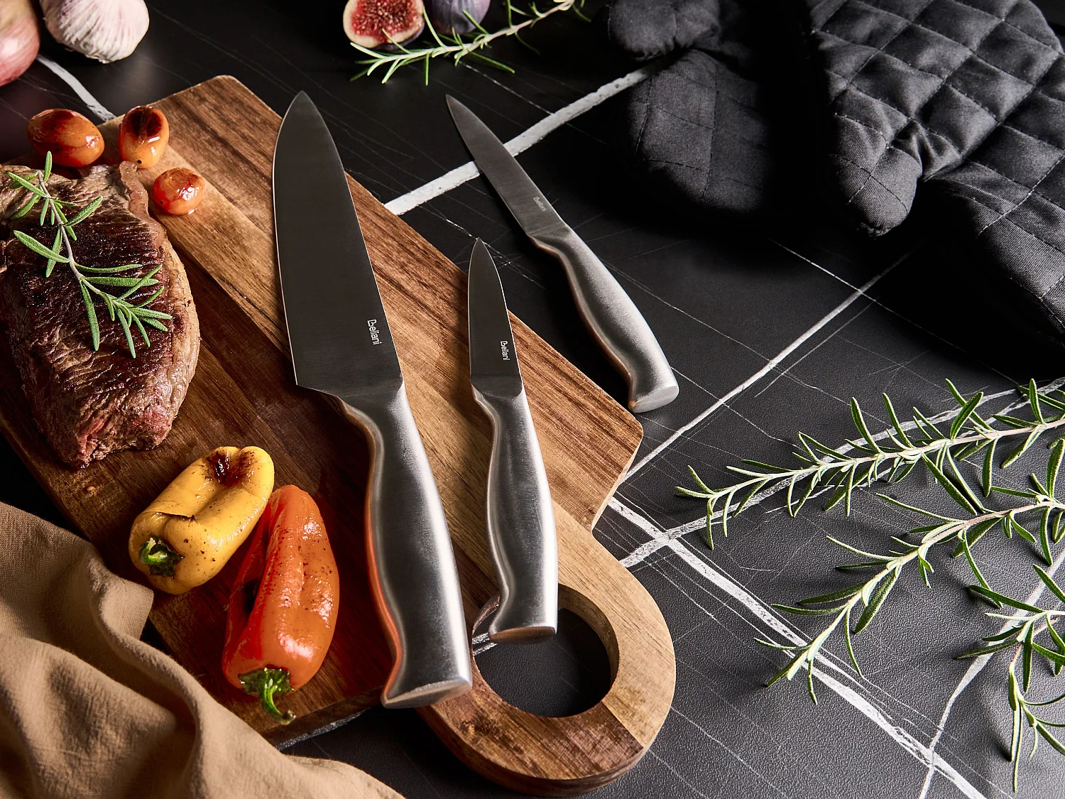 Lot de 3 couteaux MASHIKO Argenté