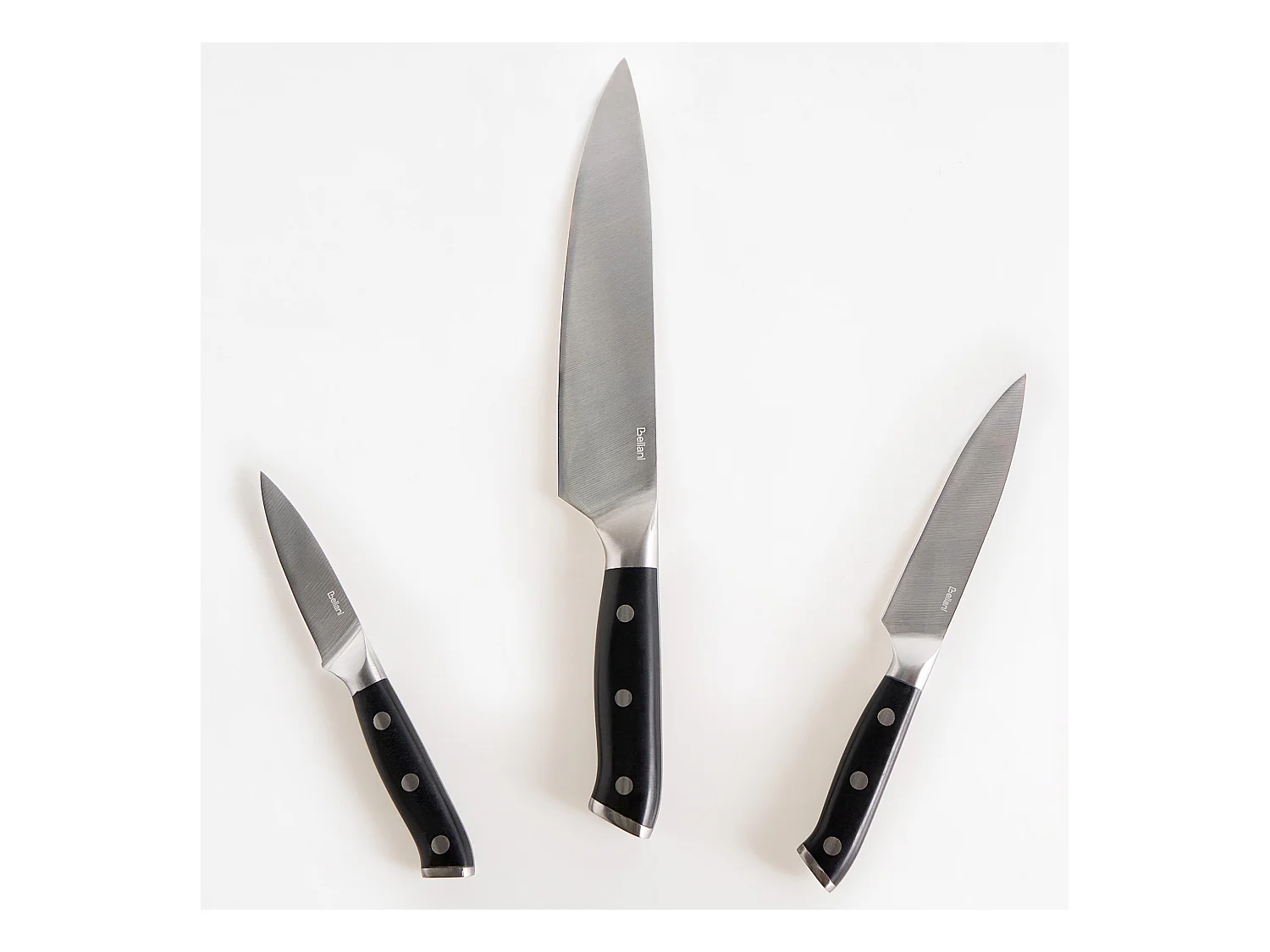 Lot de 3 couteaux IKEDA Noir